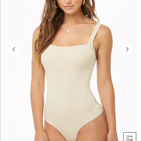 Square ribbed bodysuit - Picture 4 of 4